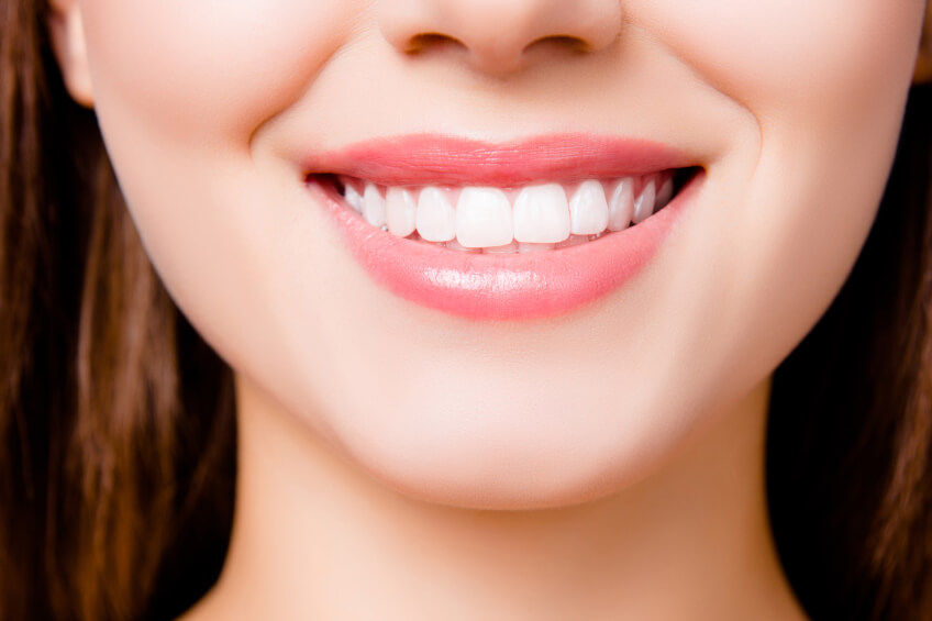 Close up of woman smiling